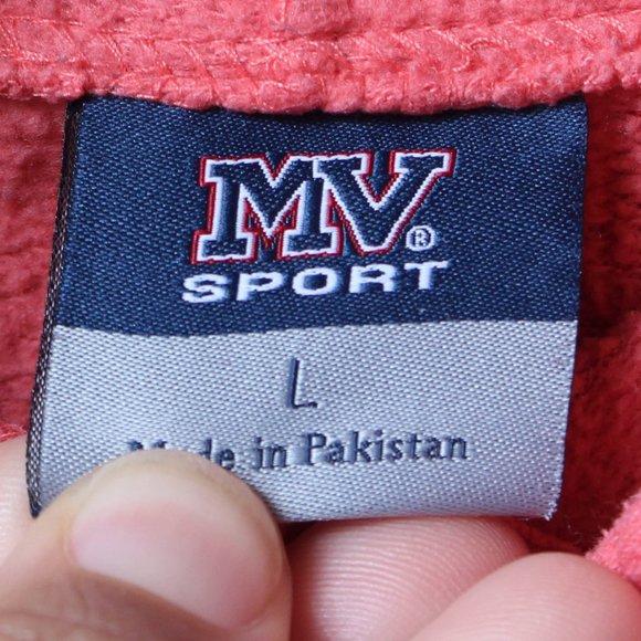 San Francisco Hoodie Mens Large Peach California Pullover - Picture 3 of 8